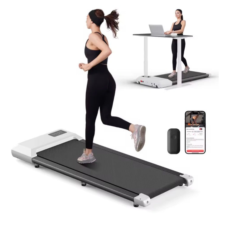Treadmill, 2.5 HP Motor, Non-Slip Shock Absorption, Mini Walking Pad with Remote Control – Ideal for Home Office